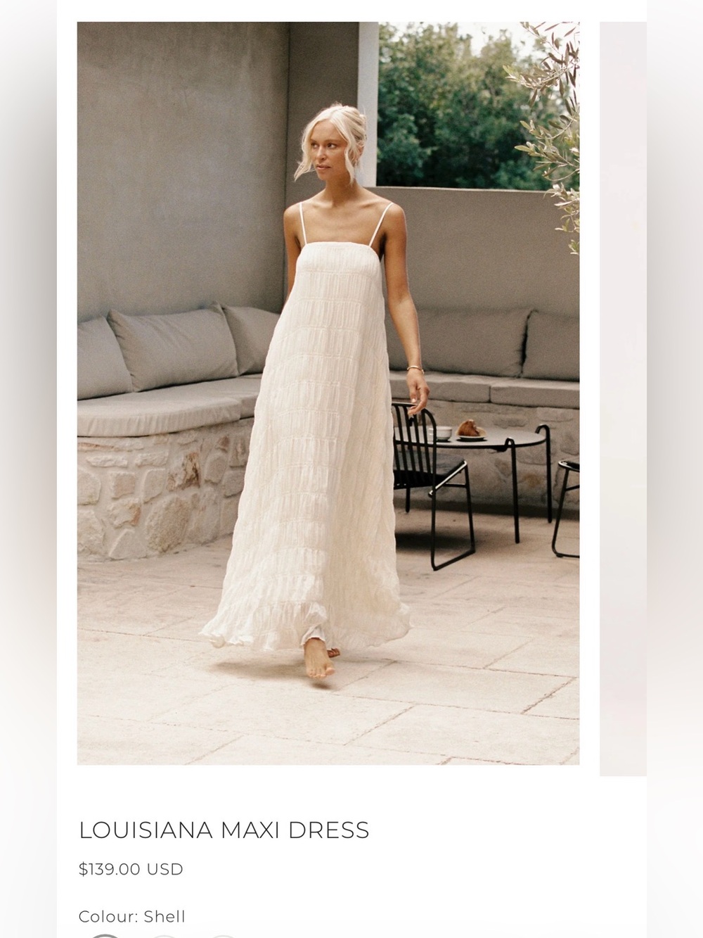 Maxi Dress - White